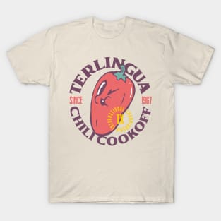 Terlingua Chili Cookoff | Annual Texas Chili International Championship Since 1967 | No Beans Professional Beef Chili Sauce Summer | Ghost Town T-Shirt